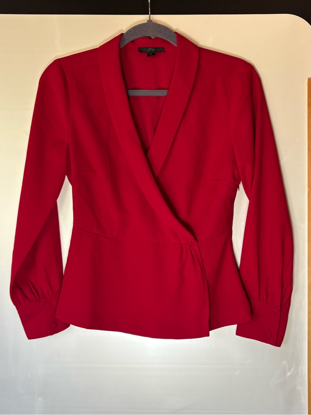 J. Crew Bright Red Women's Top